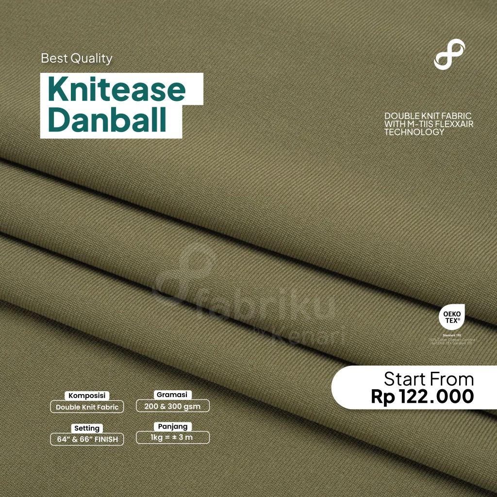 KNITEASE DANBALL 200 64″ BIRU BABY