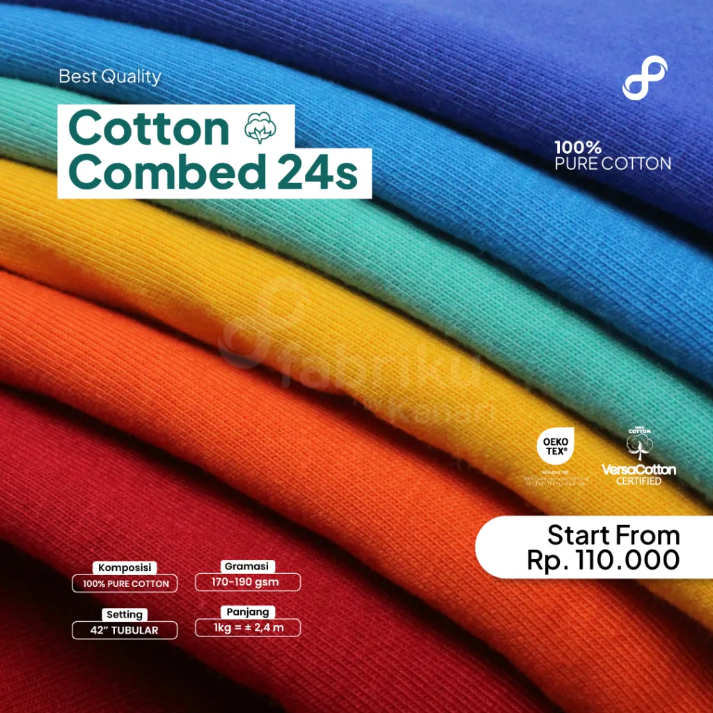 COTTON COMBED 24S 42″ KUNING KENARI