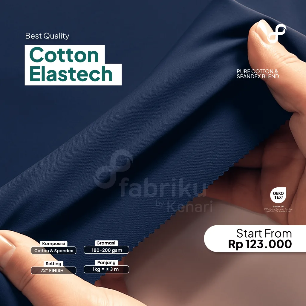 COTTON ELASTECH 30S 72″ OLIVE