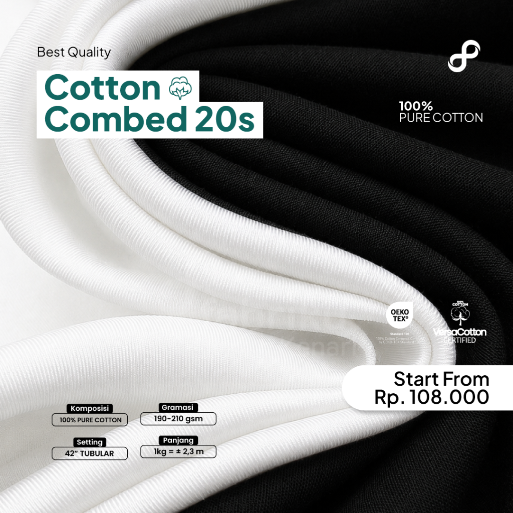 Cotton Combed 20s 42"