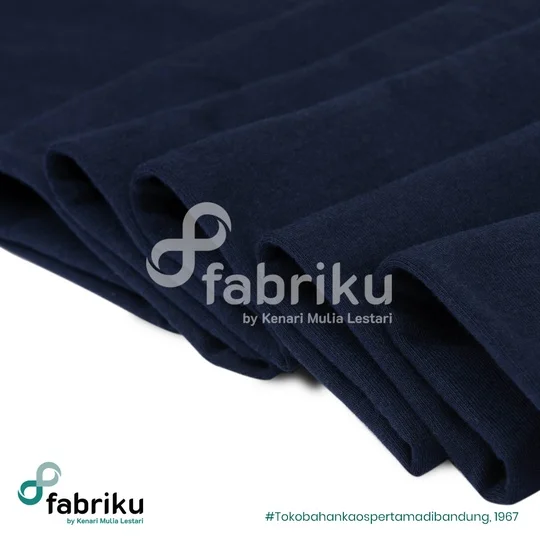 COTTON COMBED 30S 42″ BIRU NEW