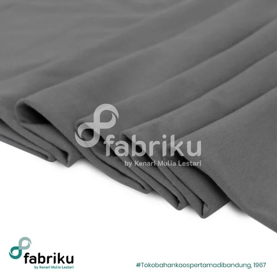 COTTON COMBED 30S 42″ MID GREY
