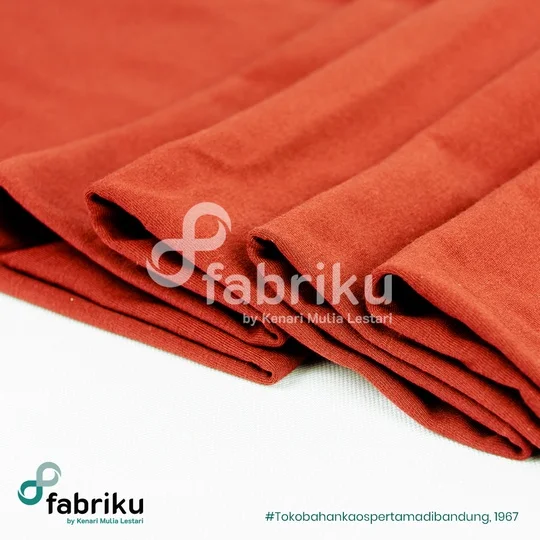 COTTON COMBED 30S 42″ ORANGE BATA